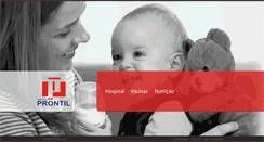 Desktop Screenshot of hospitalprontil.com.br